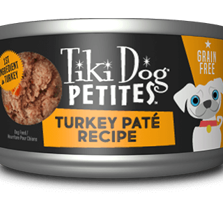 Tiki Dog Petites Paté Turkey Grain-Free Case of 12 Wet Dog Food 85g