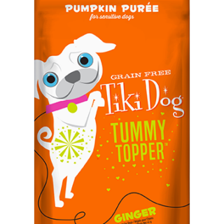 Tiki Dog Tummy Topper Pumpkin Puree & Ginger Grain-Free Case of 12 Wet Dog Food 42g