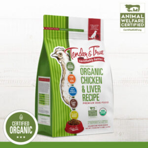 TENDER AND TRUE ORGANIC CHICKEN AND LIVER RECIPE GRAIN-FREE DRY DOG FOOD 9KG