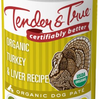 TENDER AND TRUE ORGANIC TURKEY & LIVER GRAIN-FREE CASE OF 12 CANNED DOG FOOD 354G