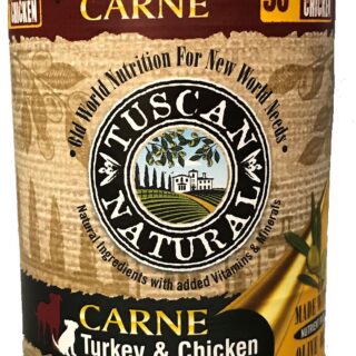 TUSCAN NATURAL Carne Grain Free Recipe Case of 12 Wet Canned Dog Food 368g