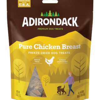 ADIRONDACK FREEZE-DRIED PURE CHICKEN BREAST DOG TREATS 51G