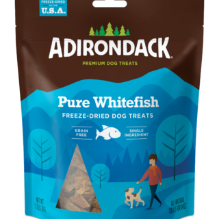 ADIRONDACK FREEZE-DRIED PURE WHITEFISH DOG TREATS 74G