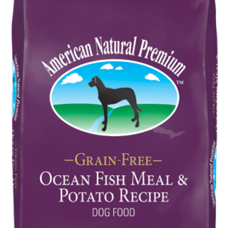 AMERICAN NATURAL Premium Ocean Fish Meal & Potato Recipe Dry Dog Food 13.6kg