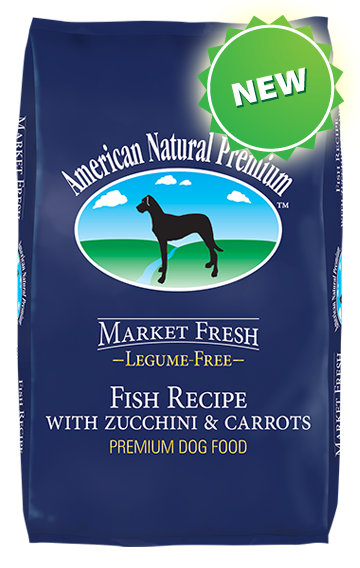 AMERICAN NATURAL Premium Fish Recipe with Zucchini Carrots Dry