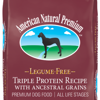 AMERICAN NATURAL Premium Triple Protein with Ancestral Grains Dry Dog Food 5.44kg