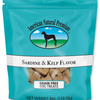 AMERICAN NATURAL Premium Grain Free Sardine & Kelp Dog Treats 170g