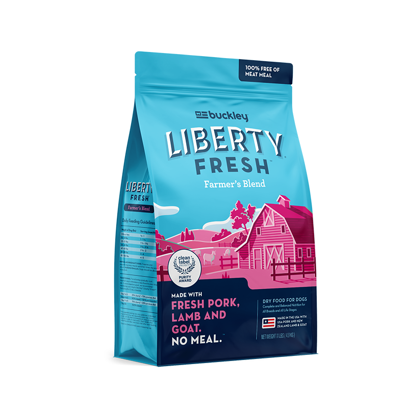 Buckley liberty 2024 dog food