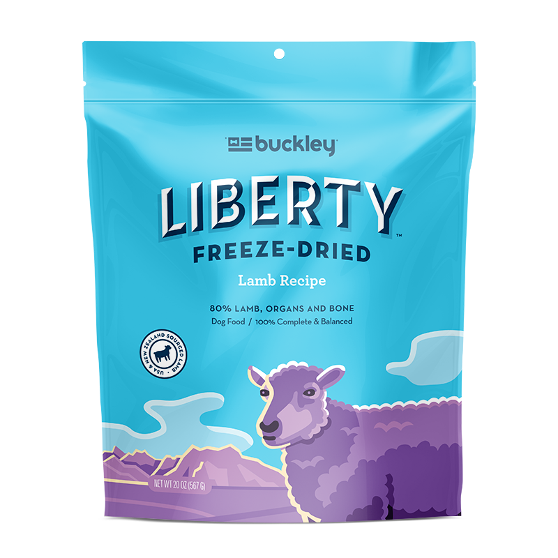 BUCKLEY Liberty Lamb Recipe Freeze Dried Dog Food 567g