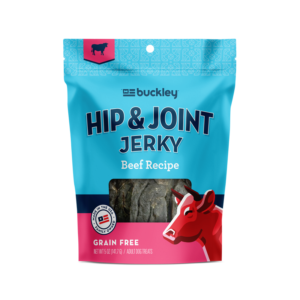 BUCKLEY Hip & Joint Jerky Beef Liver Recipe Grain-Free Dog Treats 141.7g