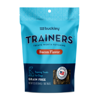 BUCKLEY Trainers Bacon Flavor Grain-Free Dog Treats 354g