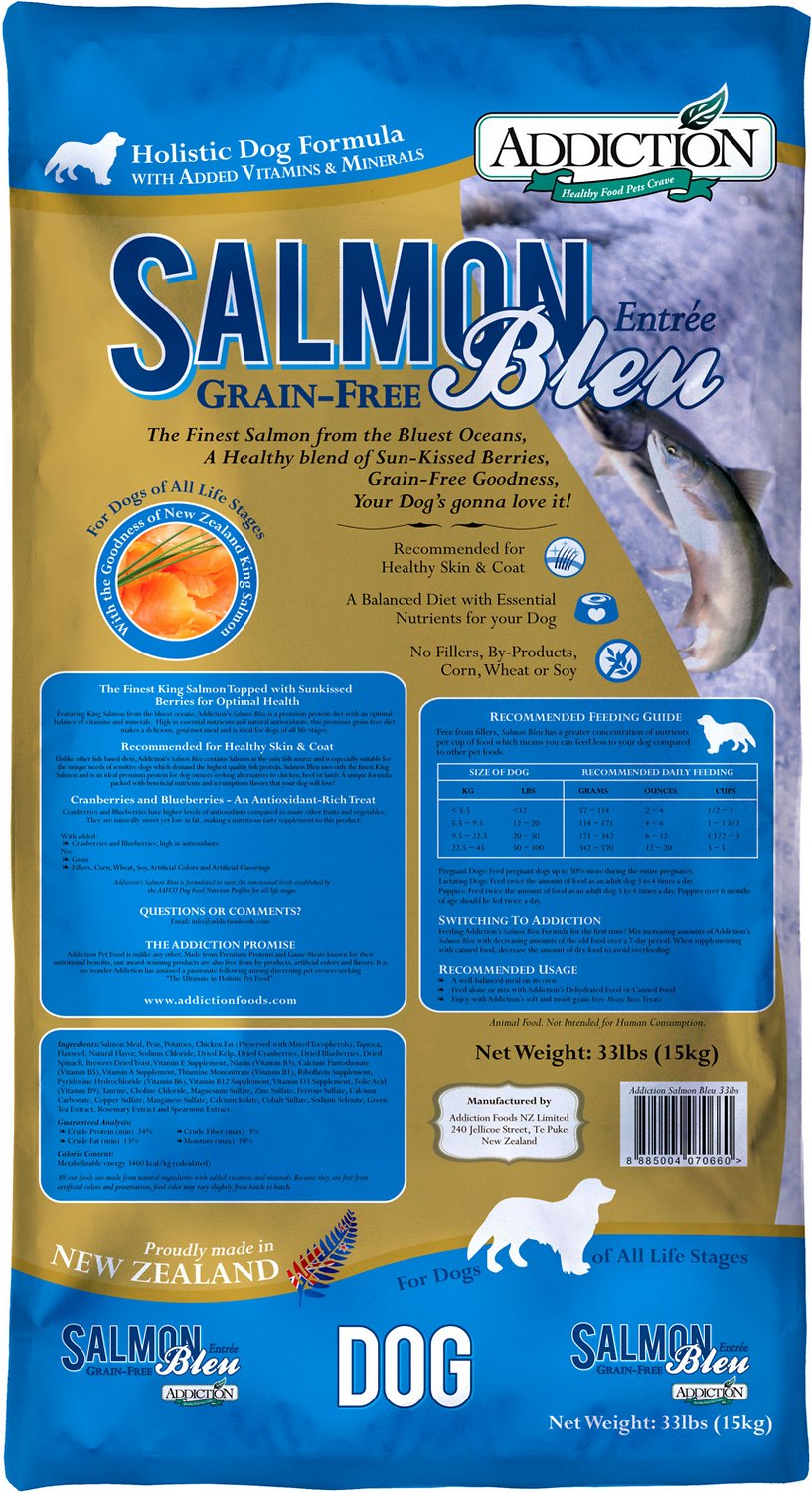 ADDICTION Grain Free Salmon Bleu Holistic Formula Dry Dog Food