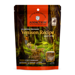 ADDICTION Meaty Bites Venison Grain-Free Dog Treats 113g