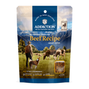 ADDICTION Meaty Bites Beef Grain-Free Dog Treats 113g