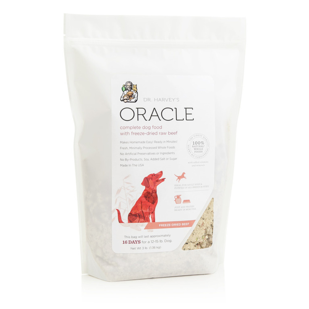 DR HARVEY S Oracle Grain Free Beef Freeze Dried Raw Complete Diet