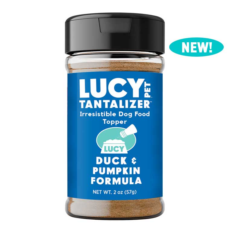 LUCY PET Tantalizer Duck and Pumpkin Formula Dog Food Topper 57g