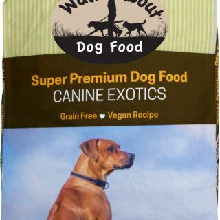 WALK ABOUT Canine Exotics Vegan Recipe Grain-Free Dry Dog Food 11.33kg