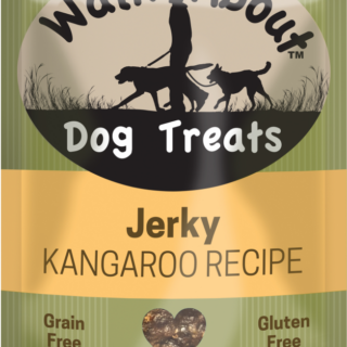 WALK ABOUT Kangaroo Grain-Free Jerky Dog Treats 156g