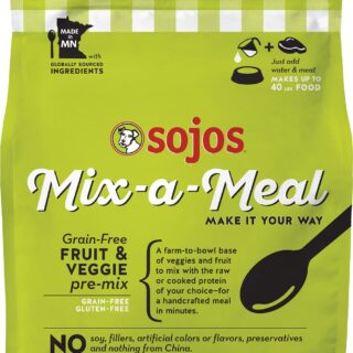 SOJOS Mix-A-Meal Fruit & Veggie Pre-Mix Grain-Free Dehydrated Dog Food 3.63kg