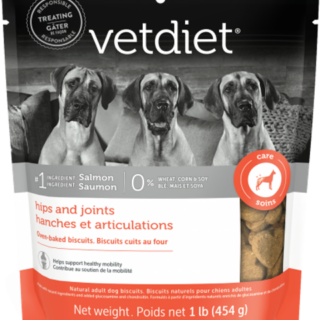 VETDIET Hips and Joints Biscuits Dog Treats 454g