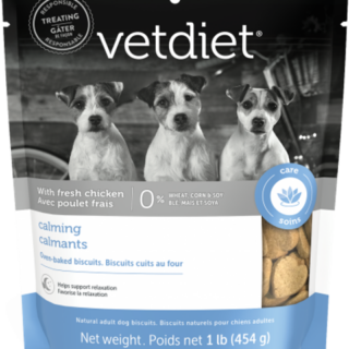 VETDIET Calming Biscuits Dog Treats 454g