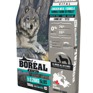 BOREAL VITAL ALL BREED CHICKEN MEAL GRAIN FREE DRY DOG FOOD 11.3KG