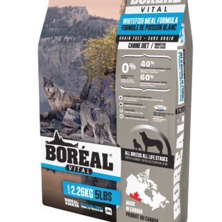 BOREAL VITAL ALL BREED WHITEFISH MEAL GRAIN FREE DRY DOG FOOD 11.3KG