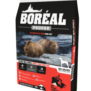 BOREAL PROPER LARGE BREED RED MEAT MEAL LOW CARB GRAINS DRY DOG FOOD 11.3KG