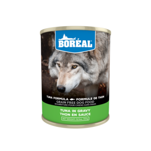 BOREAL RED TUNA WITH GRAVY FORMULA CASE OF 12 WET CANNED DOG FOOD 369G