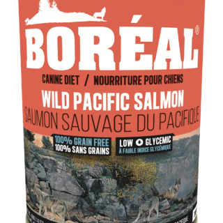 BOREAL BIG BEAR WILD PACIFIC SALMON   FORMULA CASE OF 12 WET CANNED DOG FOOD 690G