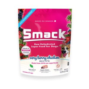 SMACK Very Berry Chicken Recipe Dehydrated Raw Dog Food 2.5kg