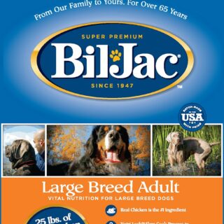 BIL-JAC Large Breed Adult Chicken Recipe Dry Dog Food 13.6kg