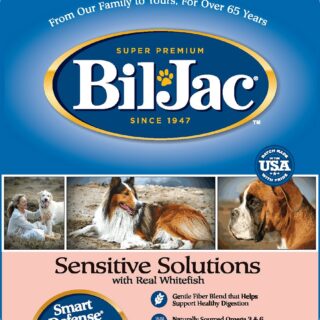 BIL-JAC Sensitive Solutions Whitefish Recipe Dry Dog Food 13.6kg