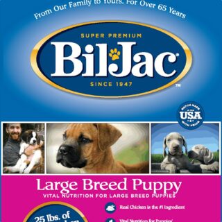 BIL-JAC Large Breed Puppy Chicken Recipe Dry Dog Food 13.6kg