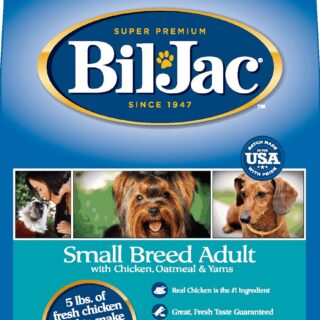 BIL-JAC Small Breed Adult Chicken, Oatmeal & Yams Recipe Dry Dog Food 13.6kg