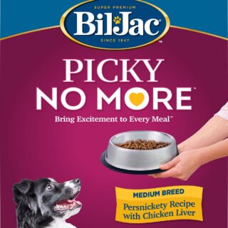 BIL-JAC Picky No More Medium Breed Chicken Liver Recipe Dry Dog Food 12.2kg