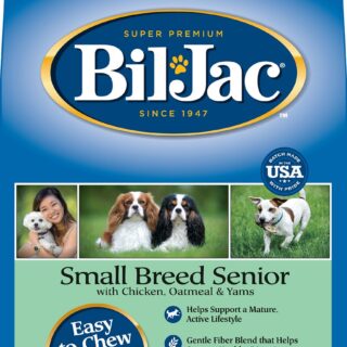 BIL-JAC Small Breed Senior Chicken, Oatmeal & Yam Recipe Dry Dog Food 2.72kg