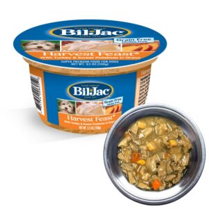 BIL-JAC Harvest Feast with Turkey & Sweet Potatoes in Gravy Grain Free Case of 12 Wet Dog Food 100g