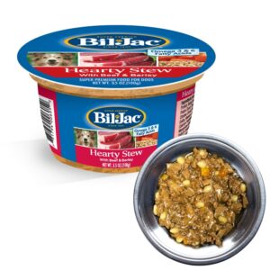 BIL-JAC Hearty Stew with Beef & Barley Grain Free Case of 12 Wet Dog Food 100g