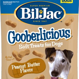 BIL-JAC Gooberlicious Peanut Butter Flavor Soft Dog Treats 283g