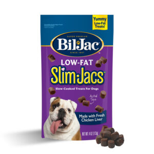 BIL-JAC SLIM-JACS Low-Fat Fresh Chicken Liver Recipe Dog Treats 113g