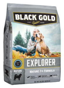 BLACK GOLD Explorer Mature 7+ Formula Dry Dog Food 18.1kg