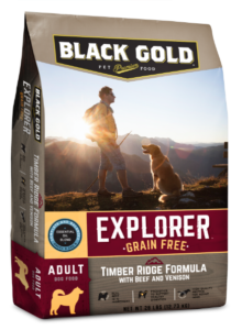 BLACK GOLD Explorer Grain-Free Timber Ridge with Beef & Venison Formula Dry Dog Food 12.7kg