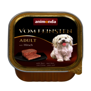 ANIMONDA VOM FEINSTIEN WITH DEER ADULT CASE OF 6 WET DOG FOOD 150G