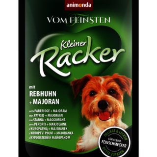 ANIMONDA VOM FEINSTIEN KLEINER RACKER WITH PARTRIDGE + MARJORAM CASE OF12 WET DOG FOOD 85G