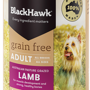 BLACKHAWK Grain Free Australian Lamb Case of 12 Wet Dog Food 400g