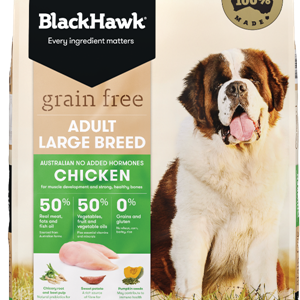 BLACKHAWK Grain Free Large Breeds - Chicken Dry Dog Food 15kg