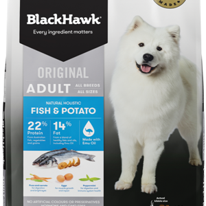 BLACKHAWK Original Fish & Potato Dry Dog Food 10kg