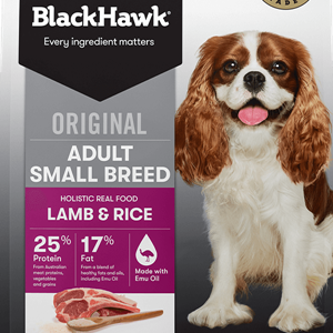 BLACKHAWK Original Small Breeds Lamb & Rice Adult Dry Dog Food 3kg