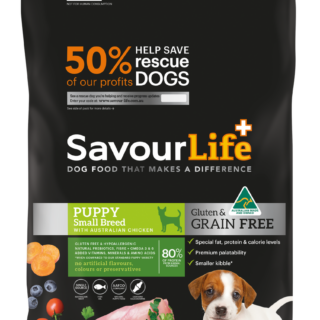 SAVOURLIFE Grain Free Small Breed Chicken Recipe Puppy Dry Dog Food 2.5kg